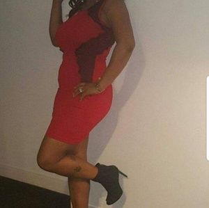 Red/black dress
